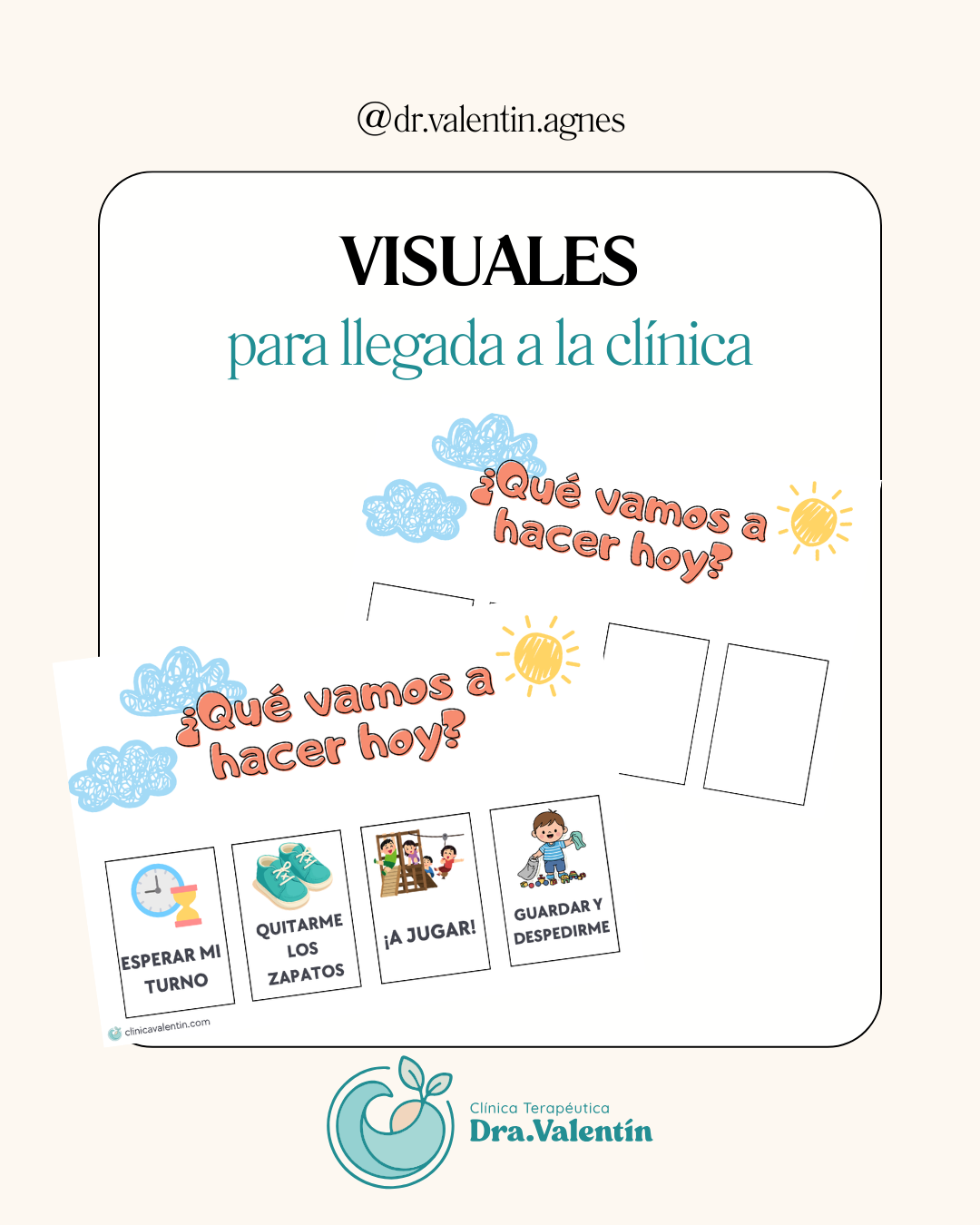 Visuales para llegada a la clínica