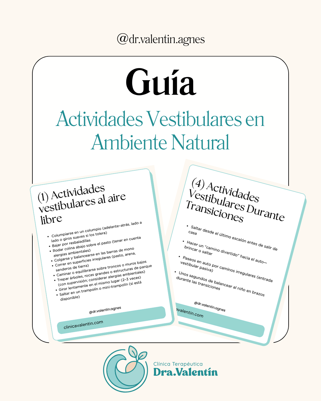 Guía Actividades Vestibulares en Ambiente Natural