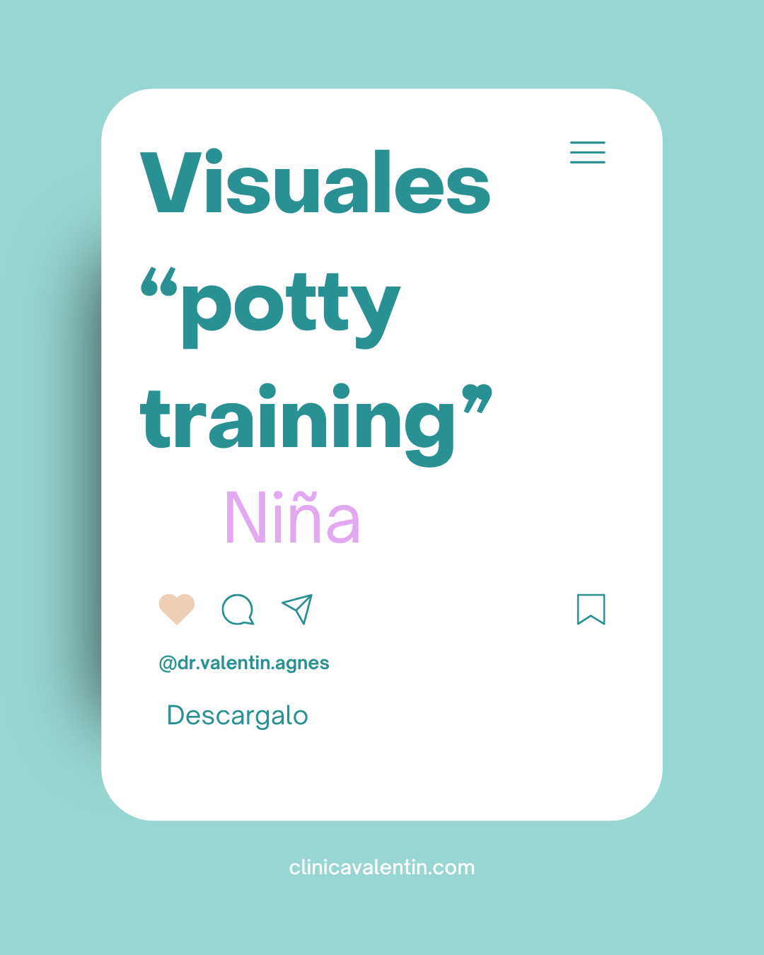 Rutina del baño (Potty Training) con visuales (niña)