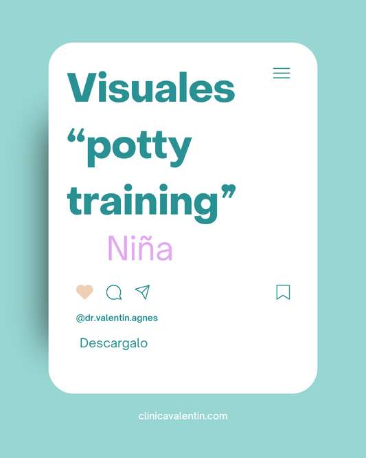 Rutina del baño (Potty Training) con visuales (niña)