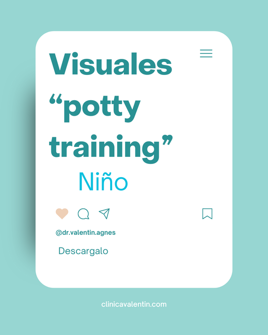 Rutina del baño (Potty Training) con visuales (niño)