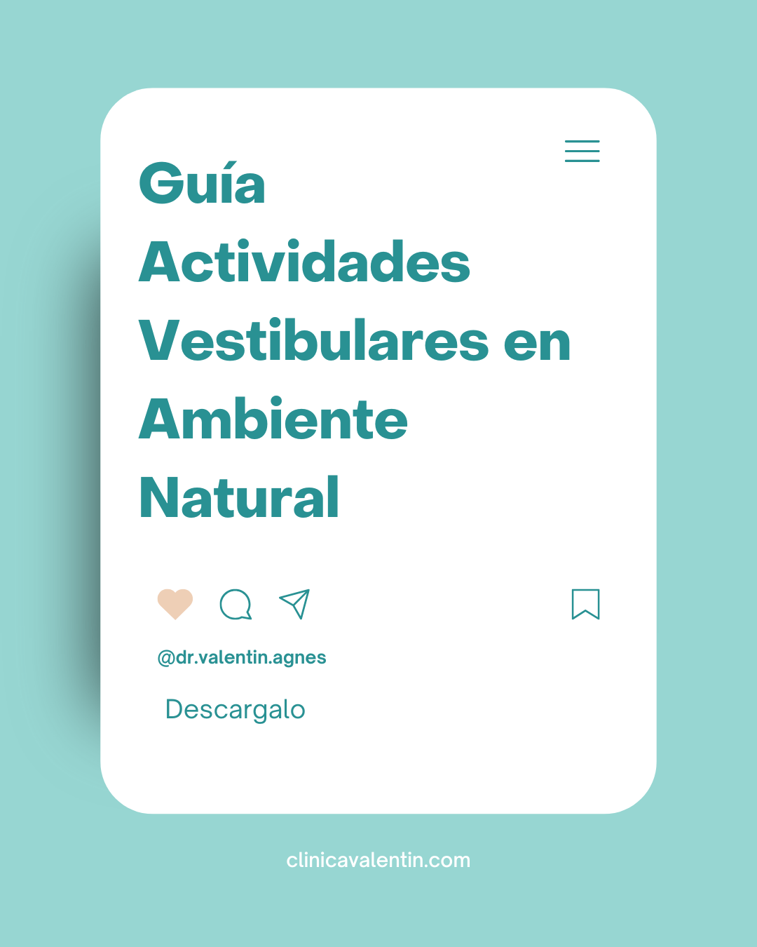 Guía Actividades Vestibulares en Ambiente Natural