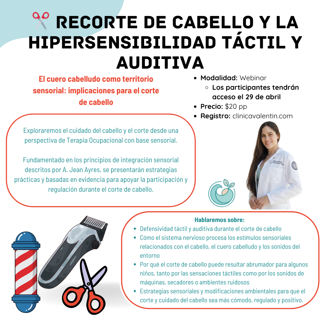 💈✂️ Recorte de Cabello y la Hipersensibilidad Táctil y Auditiva