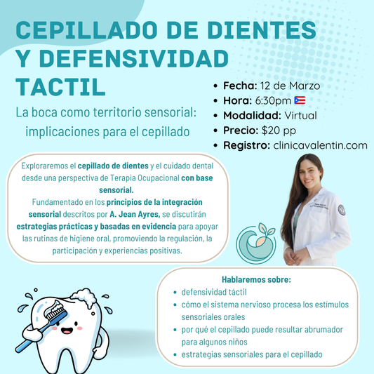 Cepillado de dientes y Defensividad tactil